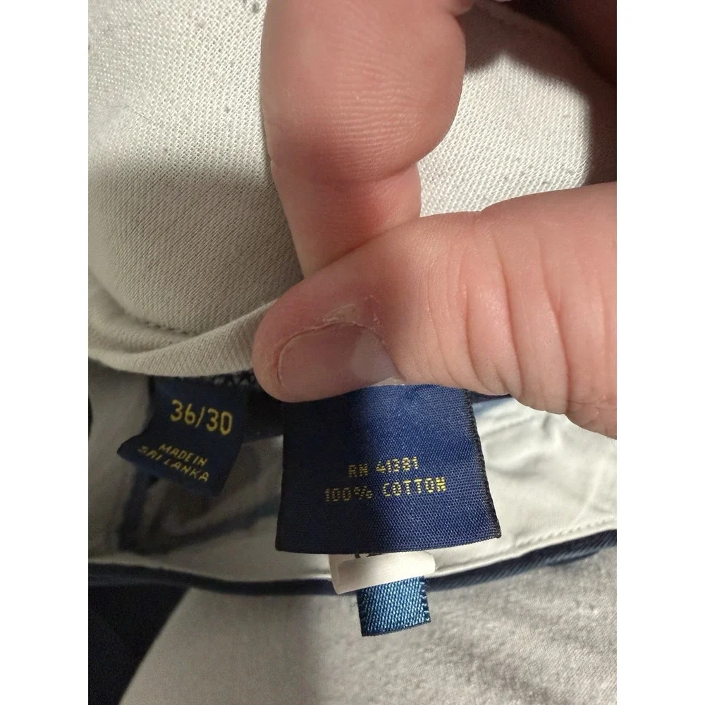 Polo‎ Ralph Lauren classic fit blue slacks pants, men's 36x30, 100% cotton